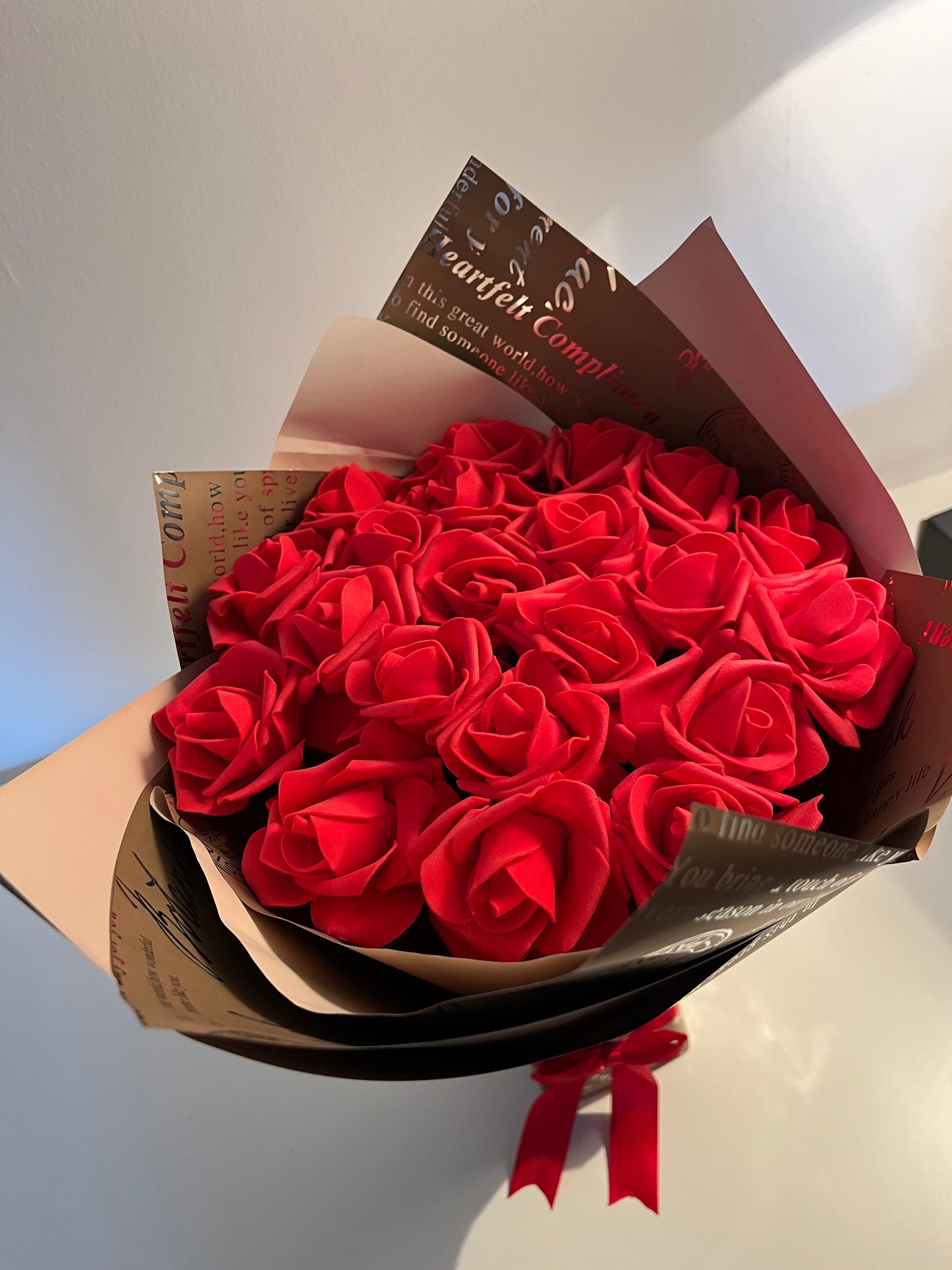 Вечен букет от 21 рози