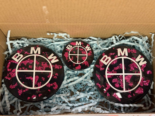 Ръчно Изработени Карбонови Емблеми "Барби" за БМВ