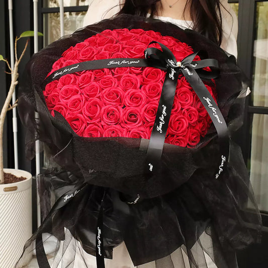 Вечен букет от 101 рози