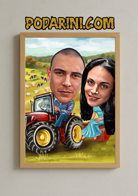 Карикатура - "Фермери"