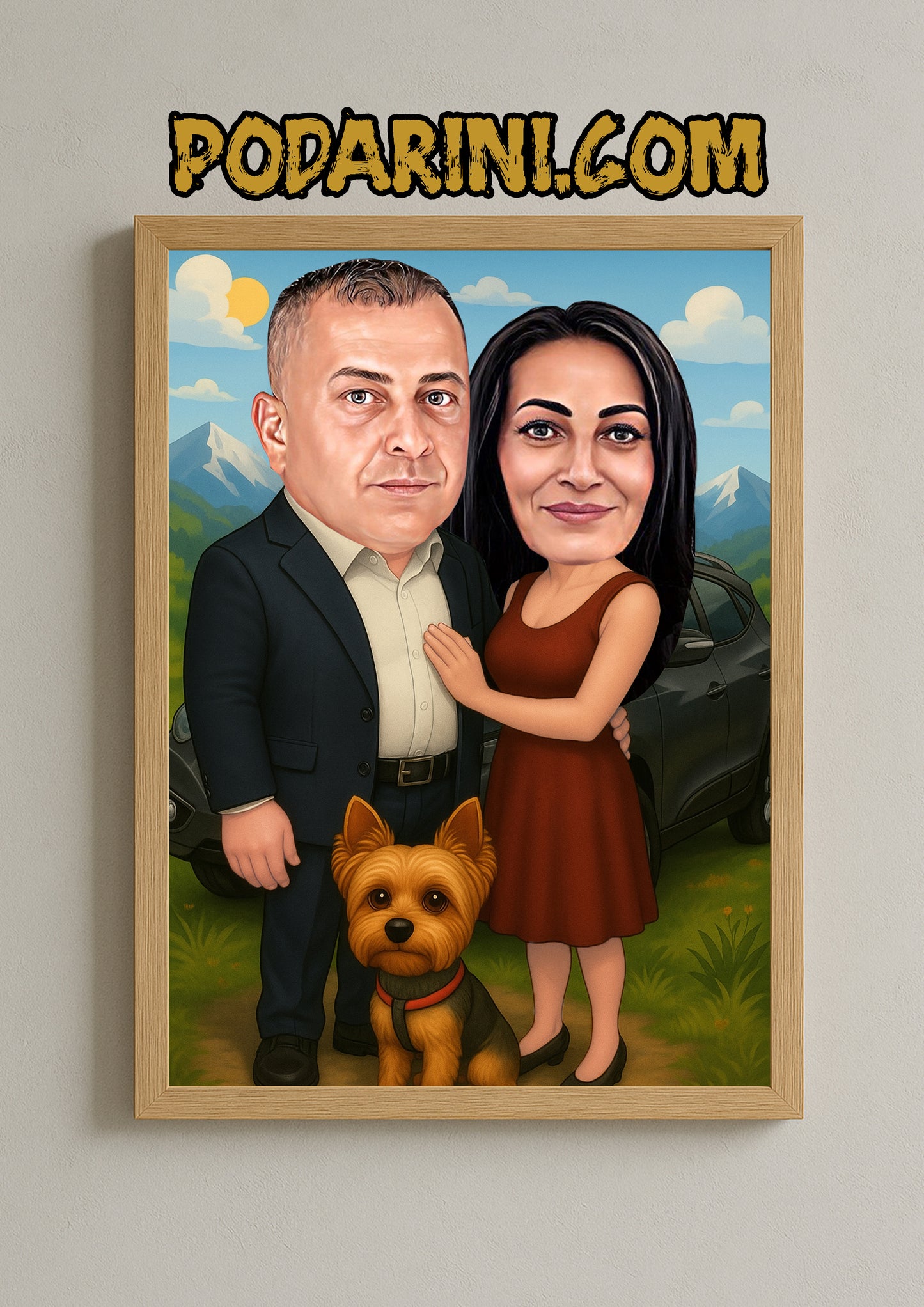 Карикатура - "Двойка"