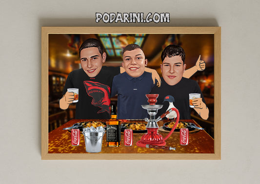 Карикатура "Млади Богати Тарикати"