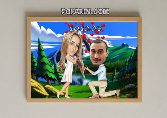 Карикатура - "Годишнина"