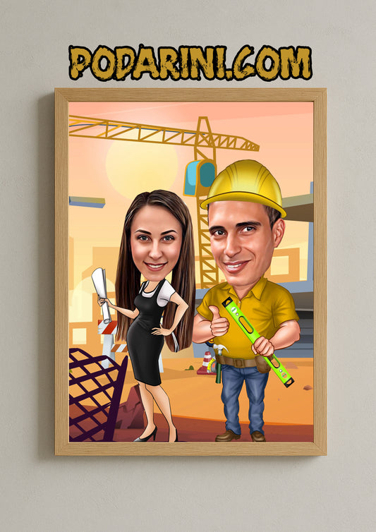 Карикатура - "Инженери"